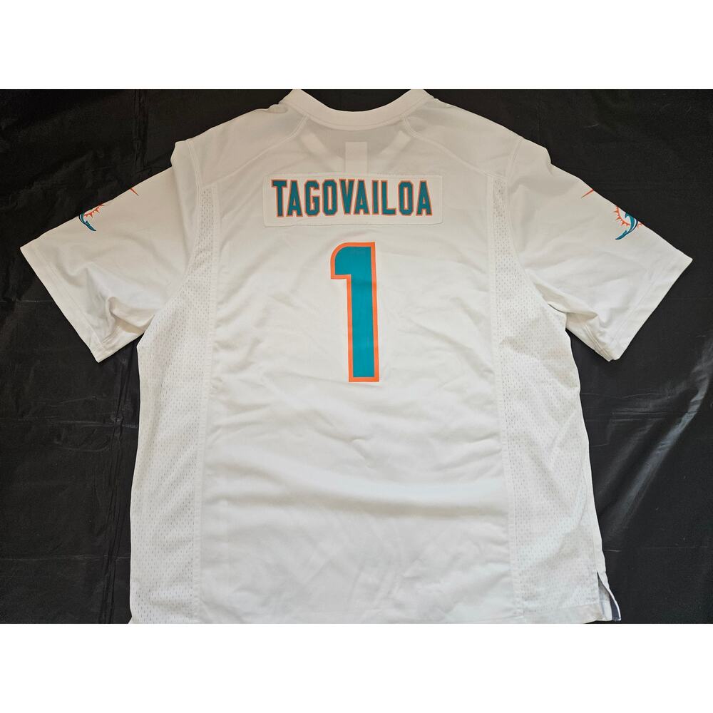 Authentic Tua Tagovailoa Nike Football Jersey Miami Dolphins Jersey 3XL XXXL